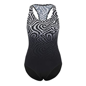 Slazenger Sports Back LD43 Siyah Kadın Mayo
