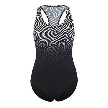 Slazenger Sports Back LD43 Siyah Kadın Mayo