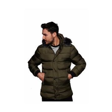 Slazenger ST21JE011 Harshal Erkek Siyah Mont