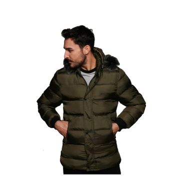 Slazenger ST21JE011 Harshal Erkek Siyah Mont