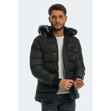 Slazenger ST21JE011 Harshal Erkek Siyah Mont