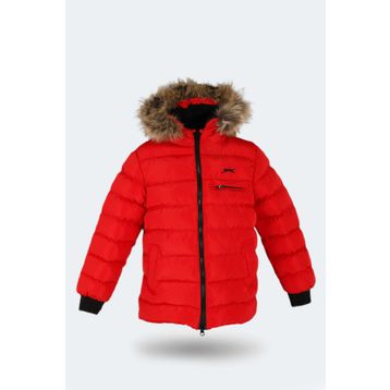 Slazenger ST23JC027 Calisto New Kırmızı Unisex Çocuk Mont