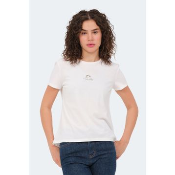 Slazenger Viraj Ekru Kadın T-shirt