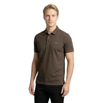 Slazenger ZANY Erkek Polo Yaka Kahve Tişört