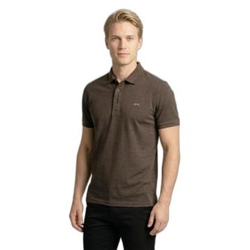 Slazenger ZANY Erkek Polo Yaka Kahve Tişört
