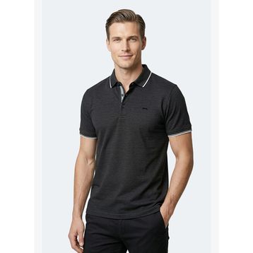 Slazenger ZERU Erkek Polo Yaka Siyah Tişört