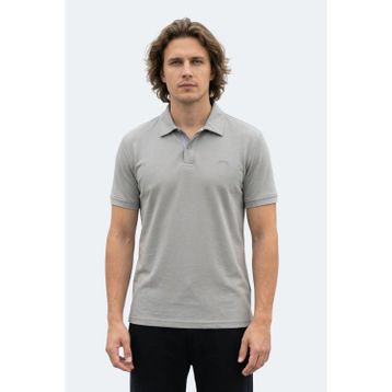 Slazenger ZODIACS Erkek Polo Yaka Gri Tişört
