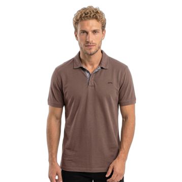 Slazenger Zodıacs Erkek Polo Yaka Kahve Tişört