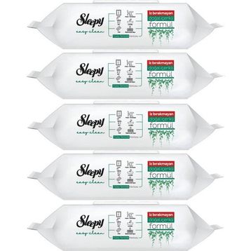 Sleepy 100'lü Easy Clean Beyaz Sabun Katkılı Yüzey Temizlik Havlusu