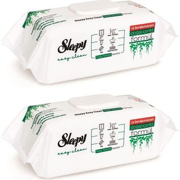 Sleepy 100'lü Easy Clean Beyaz Sabun Katkılı Yüzey Temizlik Havlusu