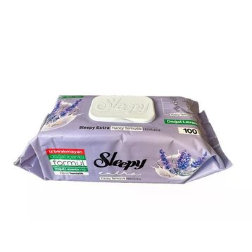 Sleepy 100'lü Extra Doğal Lavanta Yağı Yüzey Temizlik Havlusu