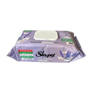 Sleepy 100'lü Extra Doğal Lavanta Yağı Yüzey Temizlik Havlusu