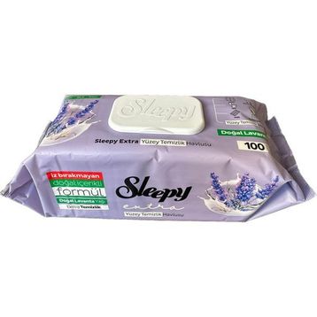 Sleepy 100'lü Extra Doğal Lavanta Yağı Yüzey Temizlik Havlusu