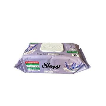 Sleepy 100'lü Extra Doğal Lavanta Yağı Yüzey Temizlik Havlusu
