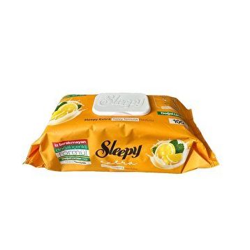 Sleepy 100'lü Extra Doğal Limon Yağı Yüzey Temizlik Havlusu