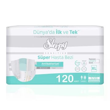 Sleepy 120 Adet Belbantlı XL Hasta Bezi