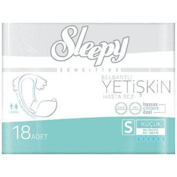 Sleepy 18 Adet Small Küçük Boy Bel Bantlı Hasta Bezi