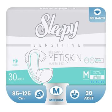 Sleepy 30 Adet Belbantlı Medium Hasta Bezi
