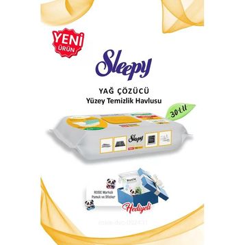 Sleepy 30'lu Easy Clean Süper Yağ Çözücü Havlu