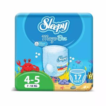 Sleepy 4-5 Numara 17 Adet Mayo Bebek Bezi