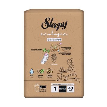 Sleepy 40 Adet Ecologic Normal Hijyenik Günlük Ped
