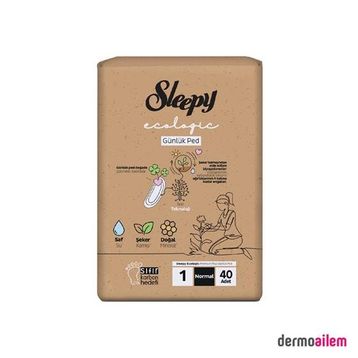 Sleepy 40 Adet Ecologic Normal Hijyenik Günlük Ped