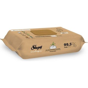 Sleepy 40'lı Ecologic Yenidoğan Islak Bebek Bakım Havlusu (12 adet)