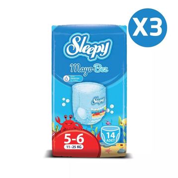 Sleepy 5-6 Numara 42 Adet Mayo Bebek Bezi