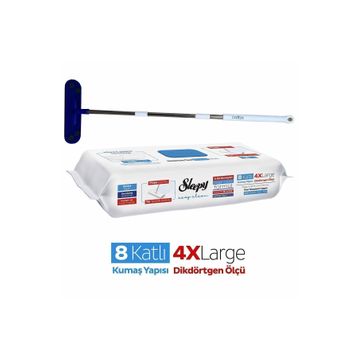 Sleepy 50 Yaprak Easy Clean Çamaşır Suyu Katkılı Mopa Uyumlu Yer Temizlik Havlusu