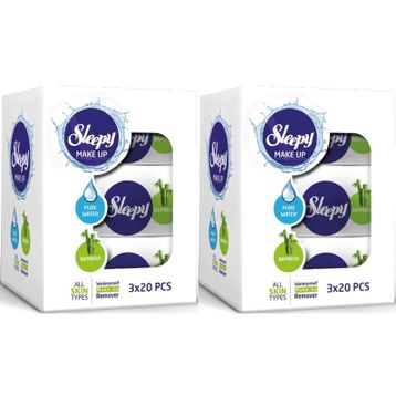 Sleepy Bamboo Make Up 6x20'li Yüz Temizleme Havlusu