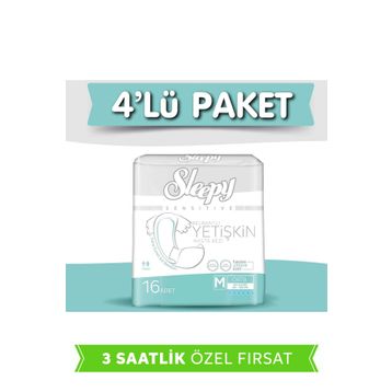 Sleepy Belbantlı Orta 16'lı 6 Adet Yetişkin Hasta Bezi
