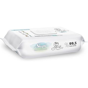 Sleepy Bio Natural 40x3 120 Yaprak Yenidoğan Islak Mendil