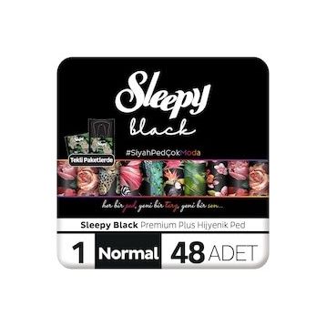 Sleepy Black Premium Plus 48'lı Normal Hijyenik Ped
