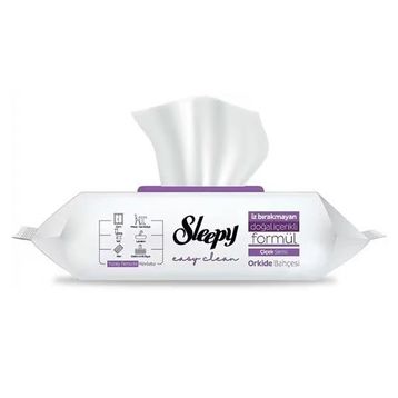 Sleepy Easy 100 Yaprak Clean Orkide Bahçesi Yüzey Temizlik Havlusu