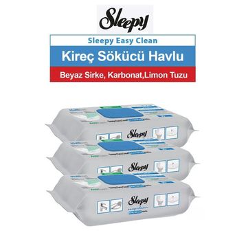 Sleepy Easy Clean 30 Yaprak Süper Kireç Sökücü Havlu