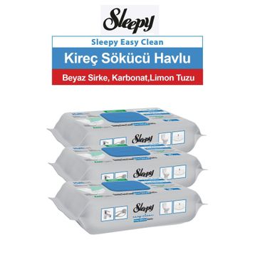 Sleepy Easy Clean 30 Yaprak Süper Kireç Sökücü Havlu