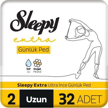 Sleepy Extra 32'li Günlük Ped