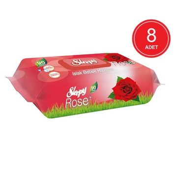 Sleepy Gül Kokulu 8x90 180 Adet Islak Mendil