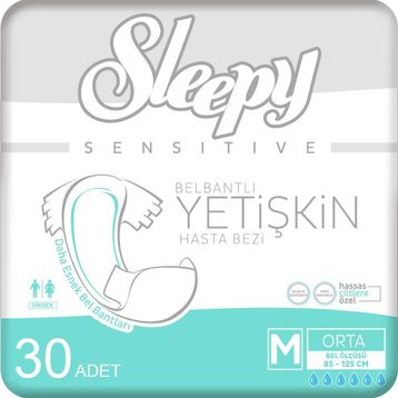 Sleepy Large 30 Adet Yetişkin Hasta Bezi