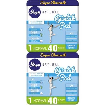 Sleepy Natural 2x40 Adet Normal Günlük Ped