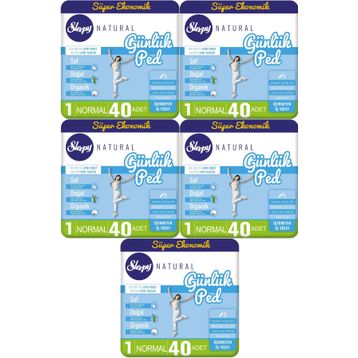Sleepy Natural 5x40 Adet Normal Günlük Ped