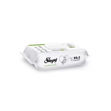 Sleepy Natural 90 Yaprak Yenidoğan Islak Bebek Bakım Havlusu