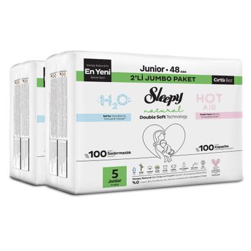 Sleepy Natural Double Soft No:5 Junior 96 Adet Bebek Bezi