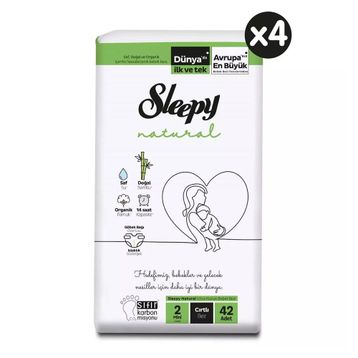 Sleepy Natural No:2 Mini 168 Adet Bebek Bezi