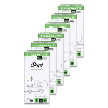 Sleepy Natural No:2 Mini 288 Adet Bebek Bezi