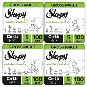 Sleepy Natural No:5 Junior 400 Adet Bebek Bezi