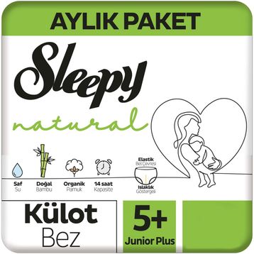 Sleepy Natural No:5 Junior 400 Adet Külot Bebek Bezi