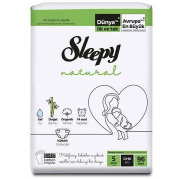 Sleepy Natural No:5 Junior 96 Adet Bebek Bezi