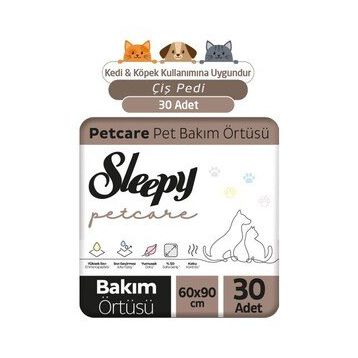 Sleepy Petcare 30'lu 60x90 cm Evcil Hayvan Bakım Örtüsü