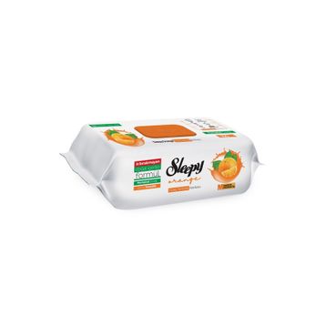 Sleepy Portakal 100'lü Yüzey Temizlik Havlusu